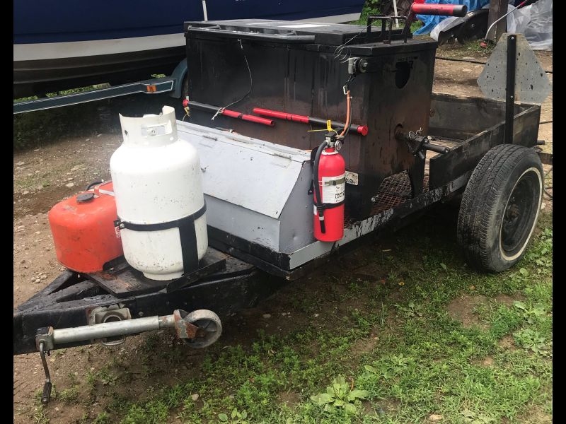 30 Gallon Melter on Trailer