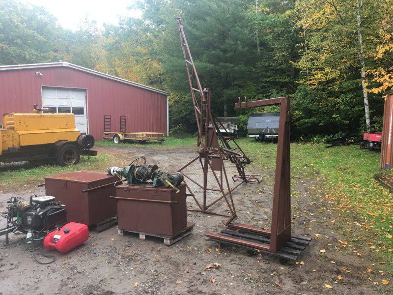 Used Garlock Model 1400 Hydraulic Roof Hoist For Sale