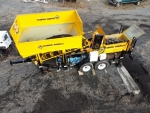 pugmill system aerial view, Olympus 100tph pugmill showing 7cy loading bin and pugmill mixer with top open, as shown on PavementGroup.com