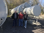 For sale and never used, 2014 portable Silos, with axles, air cannons, vein feeder. Easily transportable. By PavementGroup.com