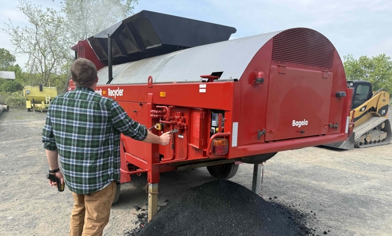 Bagela BA10000 10tph asphalt recycler